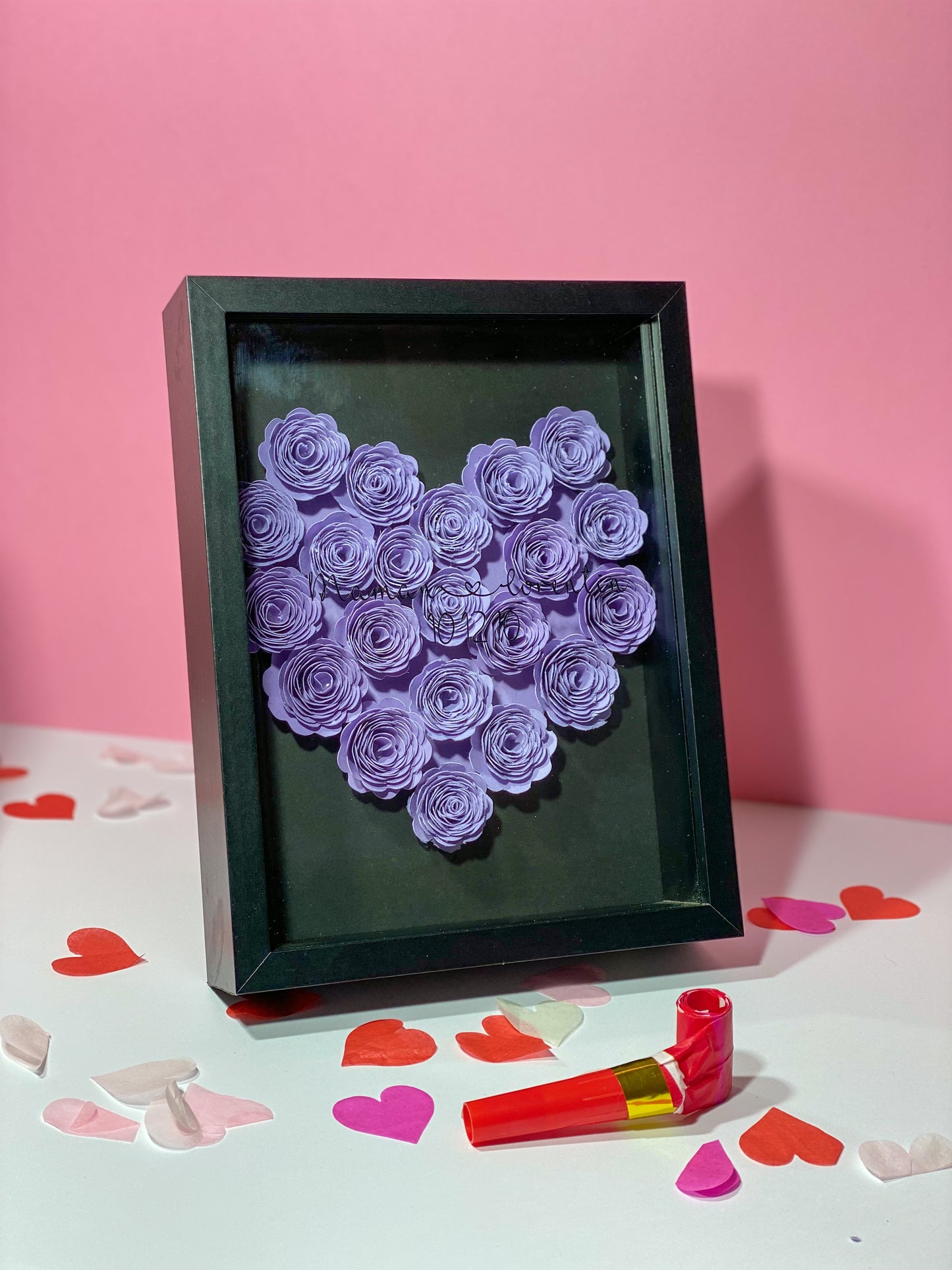 ETERNEL | Cadre 3D fleurs